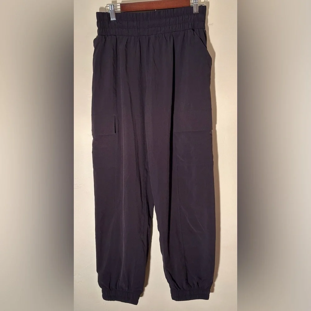 Athleta Women’s Black Track Pants • 28x27 • Stretch Comfort • Athleisure